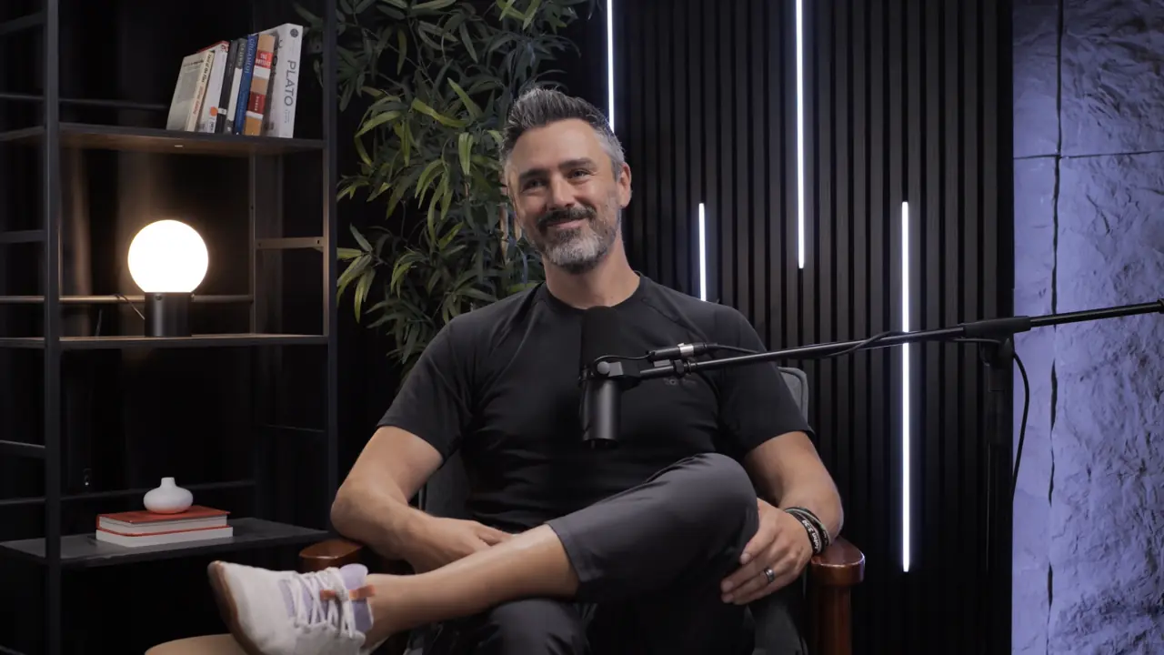 Steve Vencl smiling in the Built By Faith podcast studio